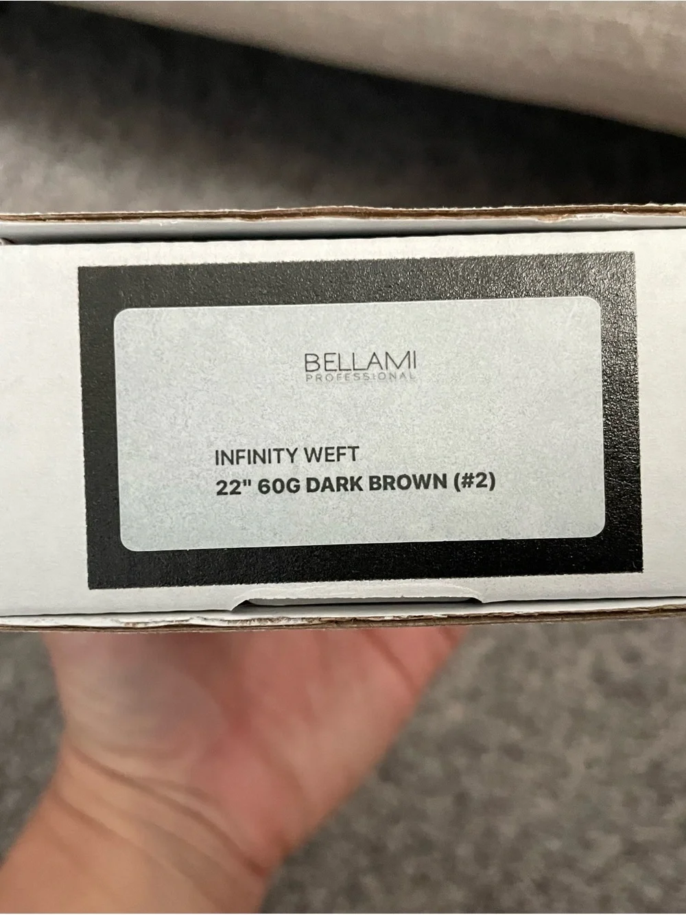 BELLAMI Infinity Weft Extensions - Dark Brown